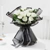 Monochrome Magic Rose Bouquet Online