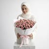 Gift Mother's Day Elegant 15 Blush Rose Bouquet