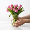 Gift Mother's Day Pink Tulip Arrangement
