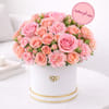 Gift Mother's Day Rose & Carnations Arrangement