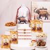 Om, Ganesha & Swastika Rakhi Hamper Online
