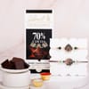 Peacock Feather Rakhi Hamper with Lindt Excellence Chocolate Online