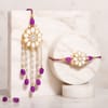 Gift Pearl Elegance Bhaiya Bhabhi Rakhi Hamper