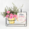 Shop Personalized Birthday Swing Metal Planter