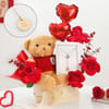 Personalized Jewels And Teddy Valentine's Day Hamper