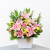 Pink lilies and mixed flowers Online