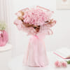 Gift Pink Rose Bouquet and White Cream Cake Combo