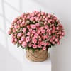 Gift Pink Rose Garden Basket