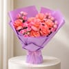 Buy Radiant Pink Rose Medley Bouquet