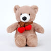Buy Red Baby's Breath And Teddy For Valentine's Day
