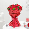 Gift Red Rose Bouquet with Teddy Bear & Mixed Berries Chocolate