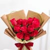 Shop Red Roses with Chocolate Almond Cake Combo