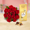 Red Roses with Ferrero Online