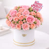 Gift Rose & Carnation Arrangement For Mother's Day
