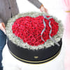 Royal 200 Red Rose Box Arrangement