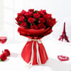 Gift Ruby Romance-10 Red Rose Flower Bouquet