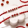 Gift Sacred Rudraksha Duo Rakhi Hamper
