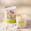 Gift Scented Candles Set 150gms - Gardenia Glow & Peach Mandarin