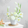 Serene White Roses Arrangement