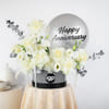 Buy Silver Love Anniversary Blooms Arrangement