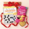 Sprinkles Chocolate with Crossword Book & Heart Dish