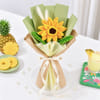 Gift Sunflower & Bunny Tail Bouquet