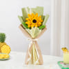 Sunflower & Bunny Tail Bouquet