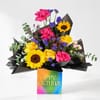 Gift Sunlit Birthday Floral Arrangement