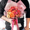 Sunset Glory Vibrant Bouquet Online