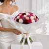 Buy Symphony of 50 Mix Roses Bouquet