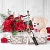 Gift Teddy and Chocolate Gift Hamper