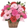 Thanks Mom Pink And Red Shade Arrangement Online