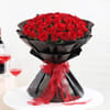 Shop The Love Floret 50 Red Roses Heart Shape Bunch
