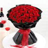 The Love Floret 50 Red Roses Heart Shape Bunch