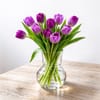 Timeless Purple Tulips Arrangement