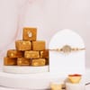 Tree of Life Rakhi Set with Besan Barfi Online