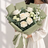 Whispers of Ivory and Sage Bouquet