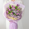 Buy Whispers Of Purple Elegance Bouquet