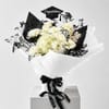 White Elegance Graduation Bouquet