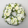 White Sympathy Wreath Online
