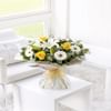 Yellow and white hand-tied Online