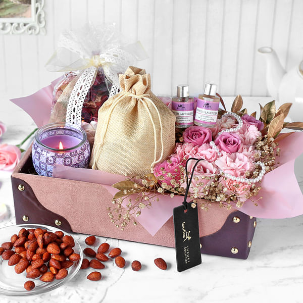Aromatic Lavender Rakhi Hamper for Sister