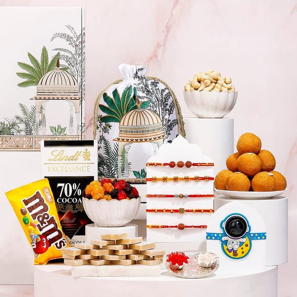 Auspicious Family Rakhi Gift Set