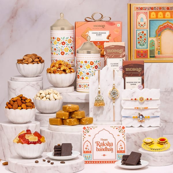 Blessed Family Rakhi Gift Hamper