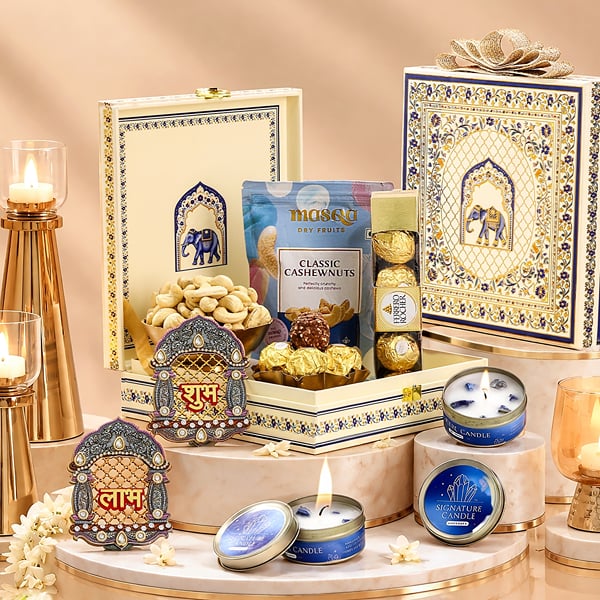 Blue Heritage Diwali Box