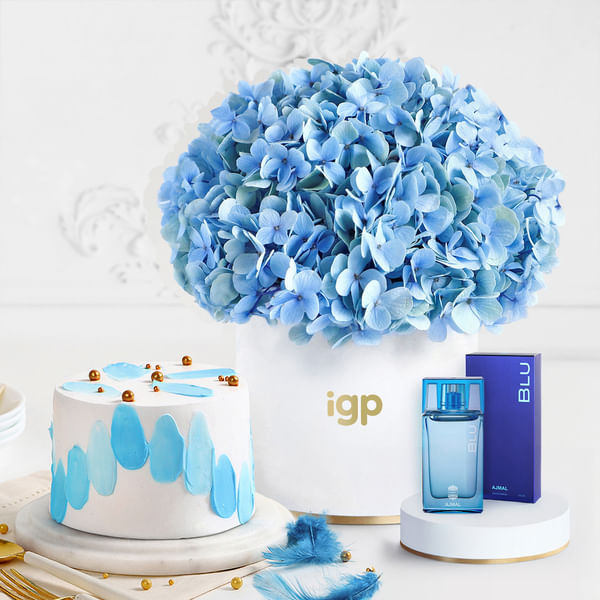 Blue Serenity Sweet Indulgence Hamper