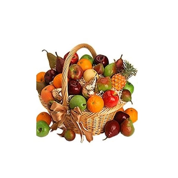 Bountiful Fresh Christmas Fruits Basket