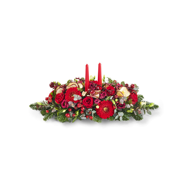 Christmas log red