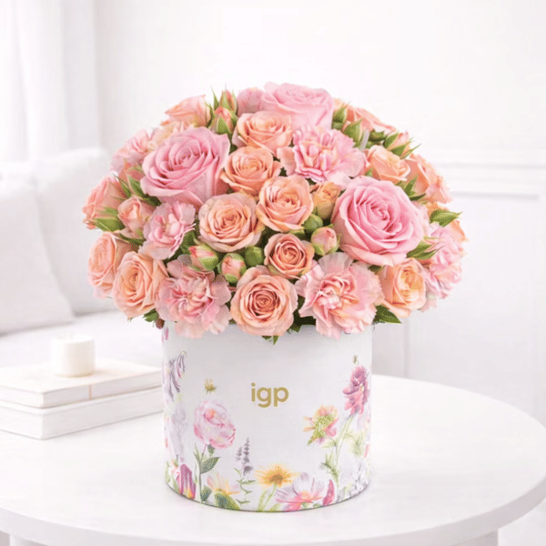 Day Rose & Carnations Arrangement