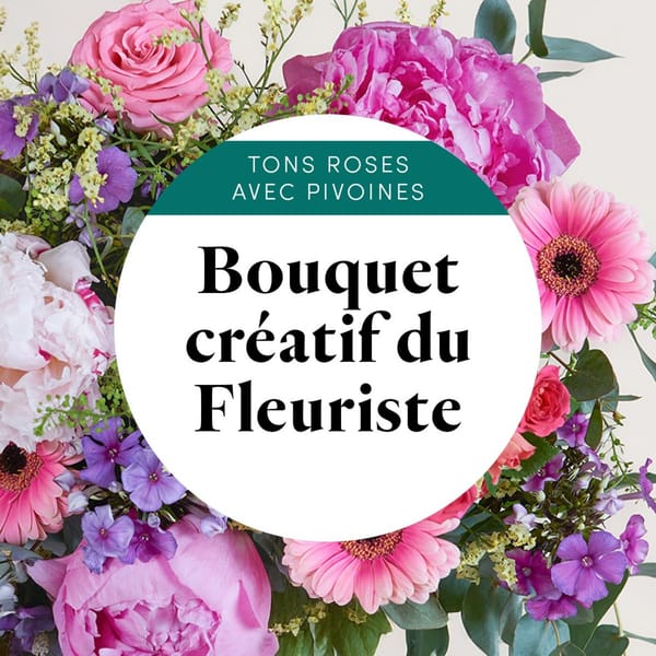 Florist creation - Pink with peonies